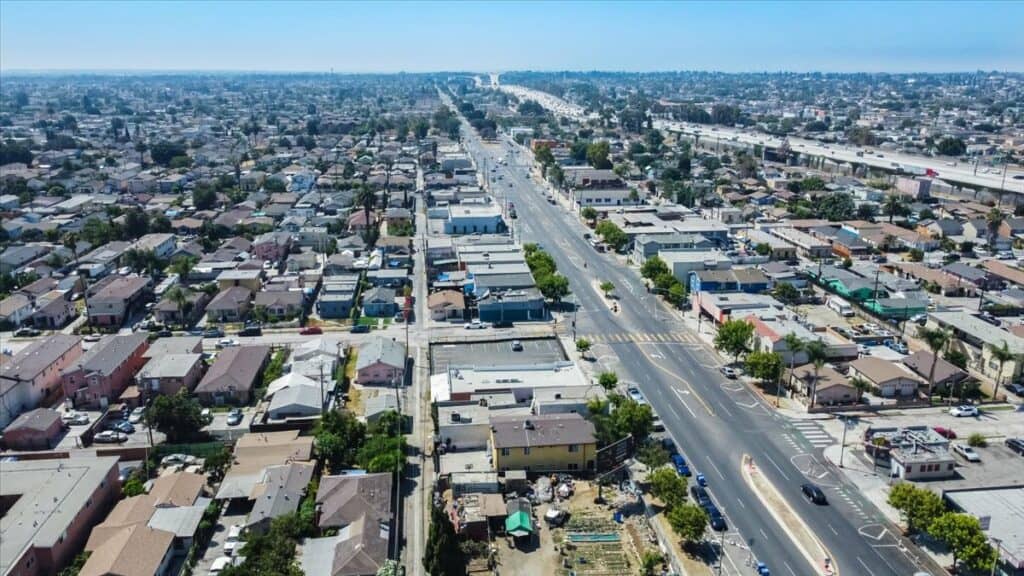 8874 s broadway aerial