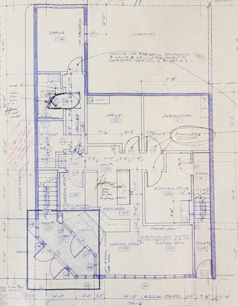 1509 W. Sunset Blvd Blueprint